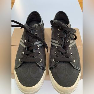 COACH Black womens sneakers size 10.5